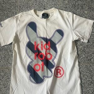 Kidrobot White Graphic Men's T-Shirt